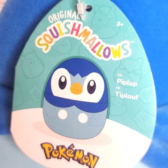 PIPLUP 🐧 20" Pokémon X Original Squishmallow by Kelly Toy ☆》NWT《☆ - Picture 3 of 8